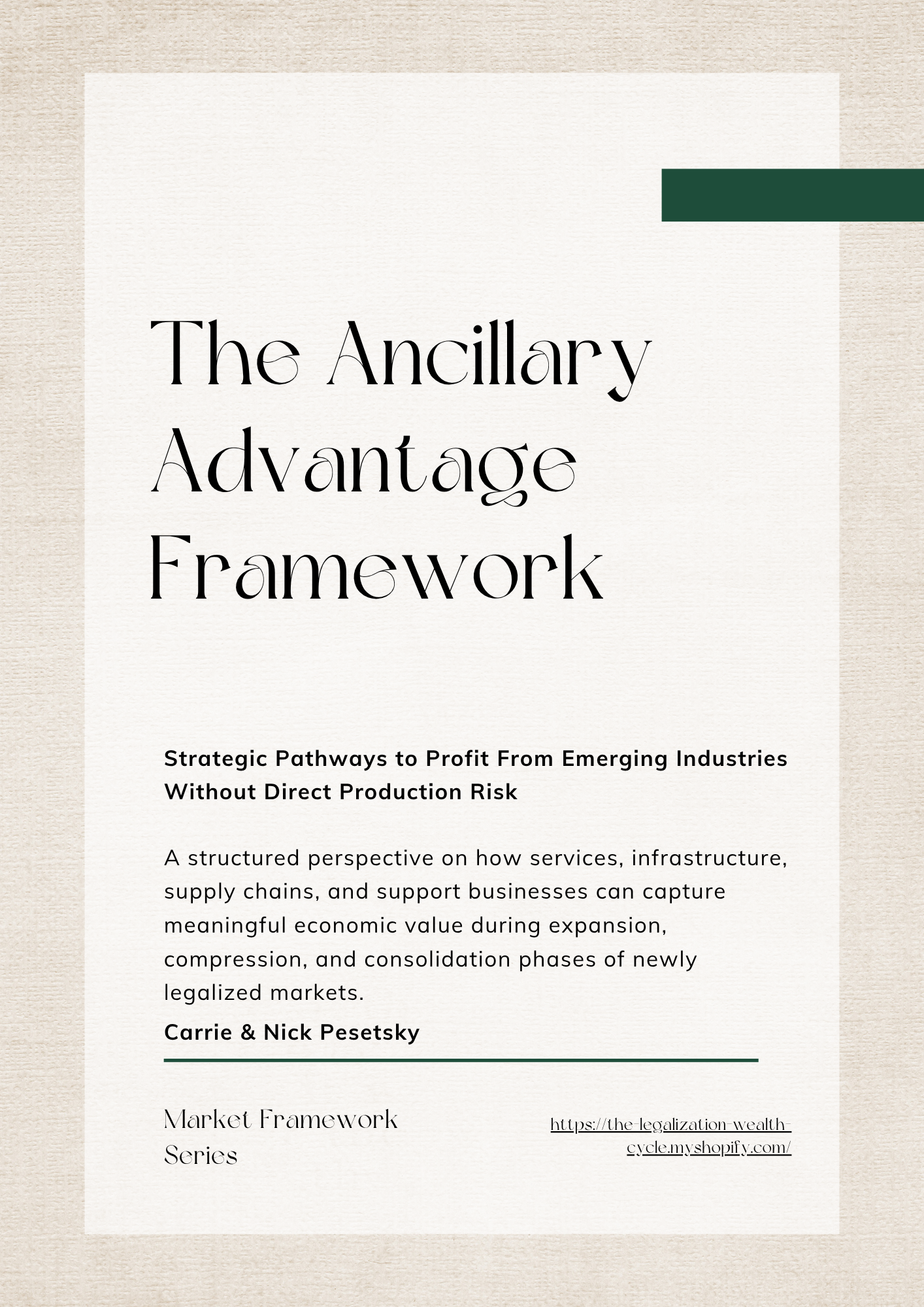 The Ancillary Advantage Framework